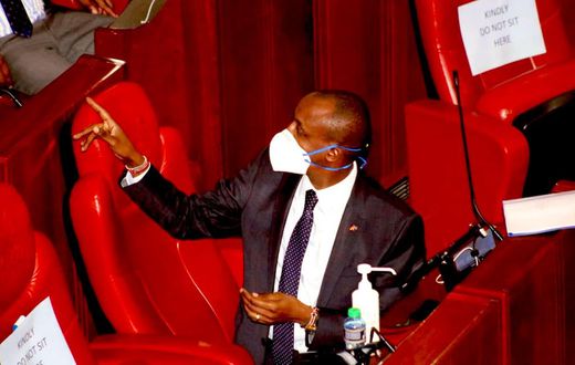 Resign and let me sit on that chair - Mutula junior tells Senate Speaker Ken Lusaka