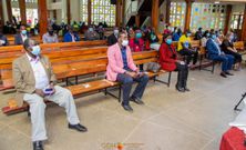 Family and Friends of the late Ken Okoth converge in Church to mark 1-year anniversary (Photos)