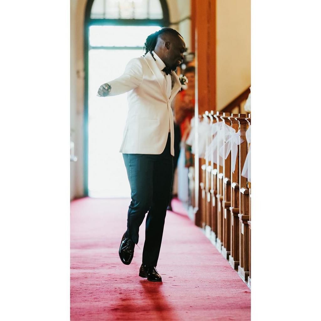 Matata’s Freddy Milanya weds longtime Mzungu girlfriend in lavish affair (Photos)