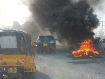 Mombasa residents stage protests