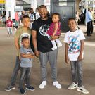 Babu Tale with his Kids