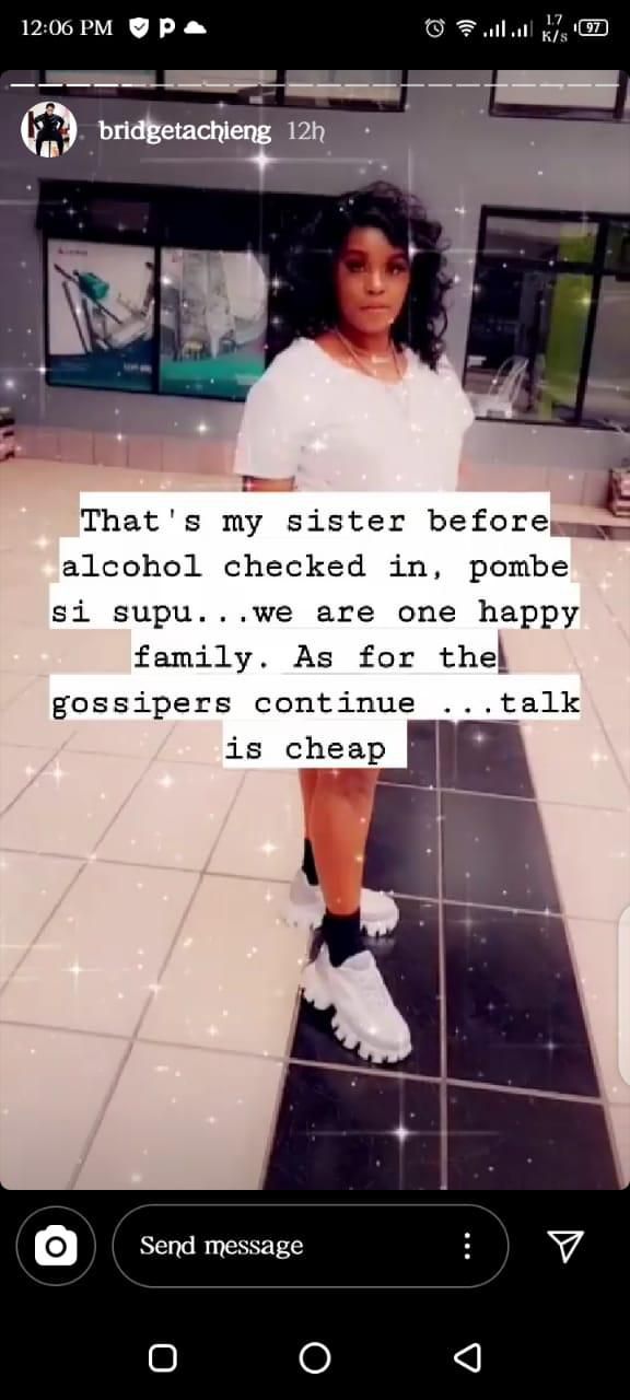 Bridget Achieng comes clean on alleged fight with sister after getting drunk at popular city club