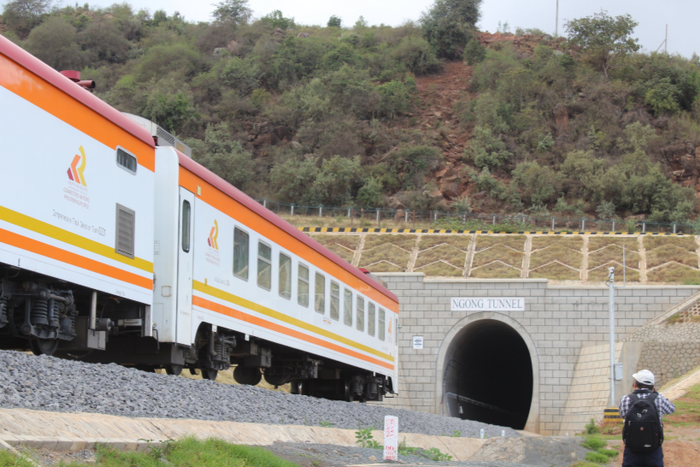 Nairobi-Naivasha SGR. (Twitter)