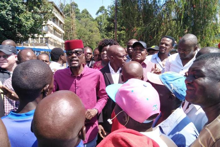 File image of former Kakamega Senator Bonny Khalwale and Kimilili MP Didmus Baraza