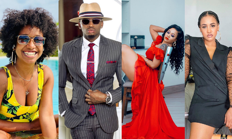 Anita Nderu, Diamond Platnumz, Vera Sidika and Tanasha Donna