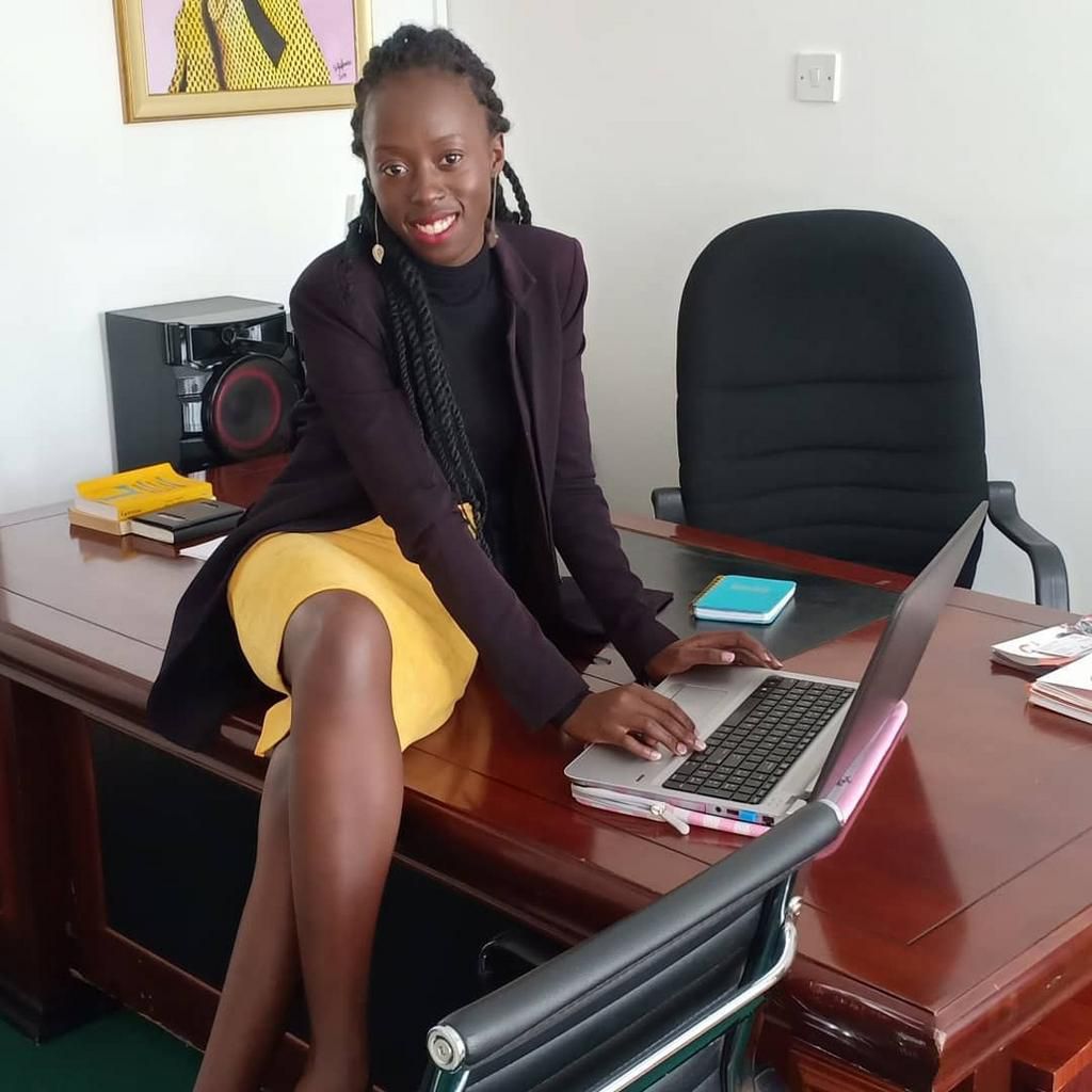 Akothe with daughter Vesha Okello