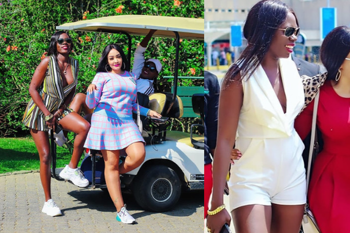 Zari Hassan with Akothee