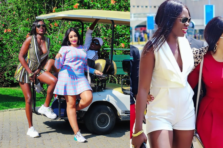 Zari Hassan with Akothee