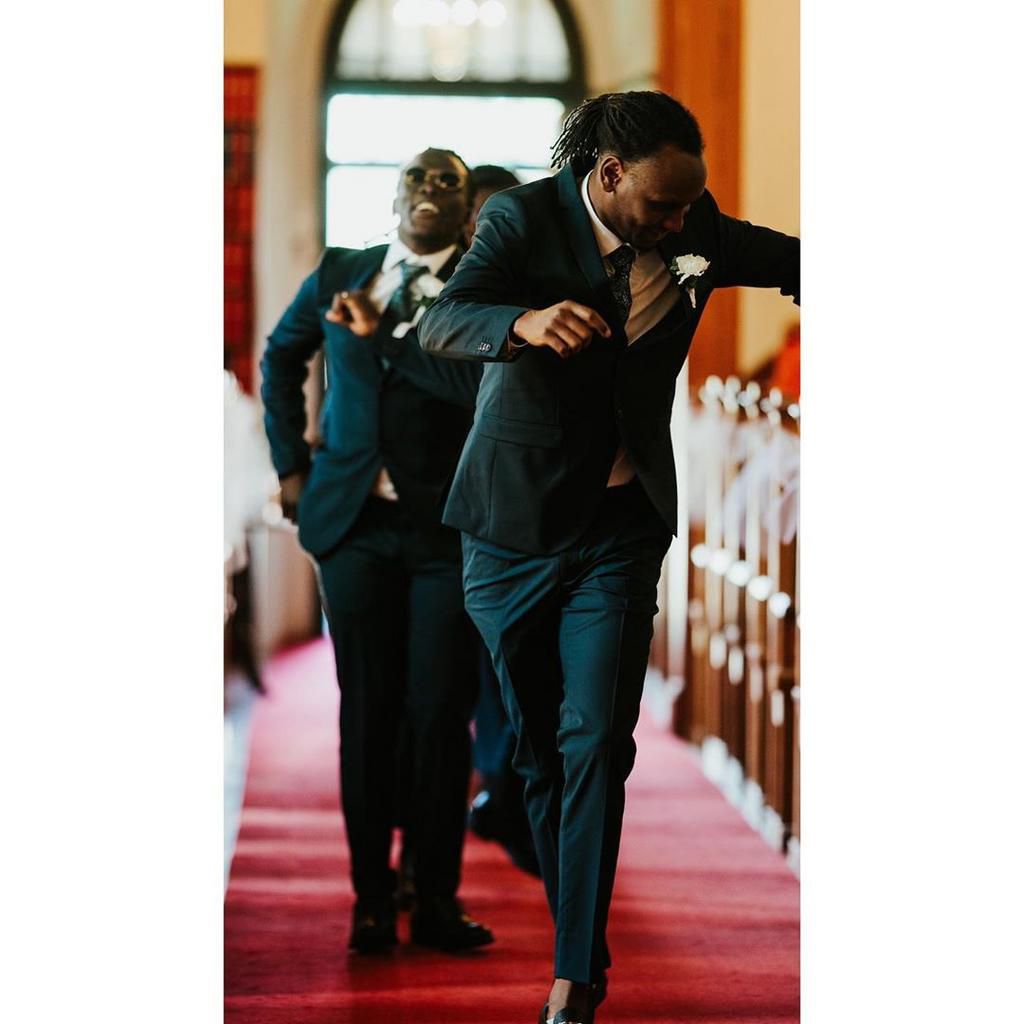 Matata’s Freddy Milanya weds longtime Mzungu girlfriend in lavish affair (Photos)