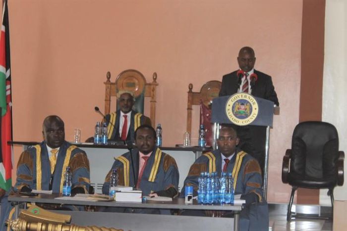 File image of the Kajiado county assembly during a Governor's address at a past session