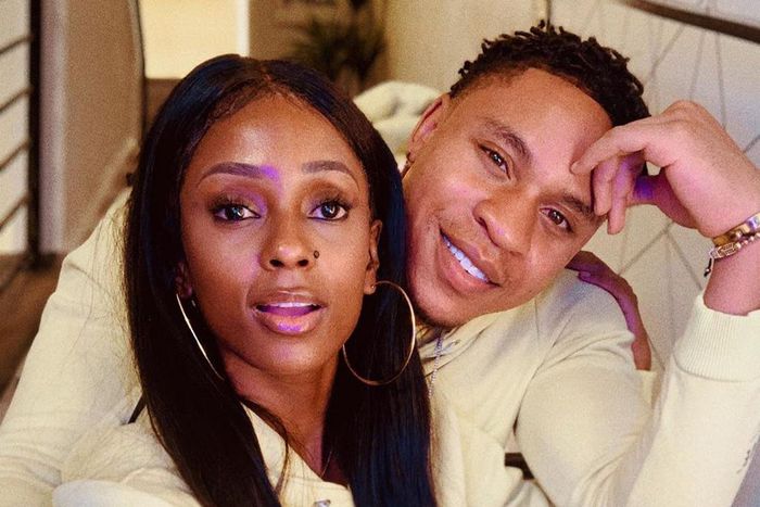 Rotimi with Vanessa Mdee