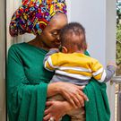 Kambua with son Nathaniel Muhoro