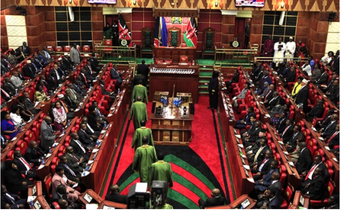 Parliament in session