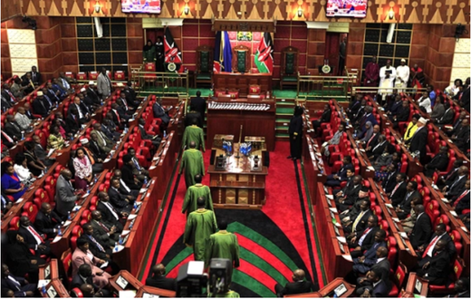 Parliament in session