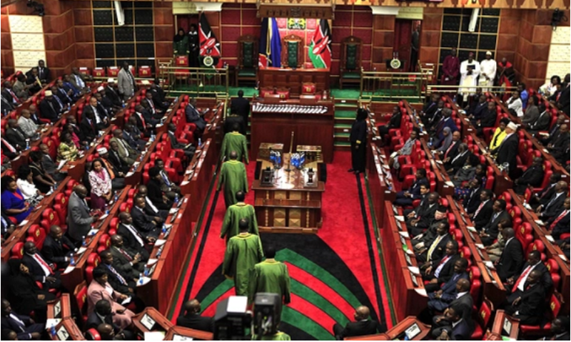 Parliament in session