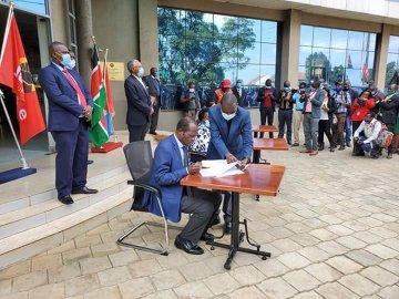 Wiper-Jubilee signs post-election agreement