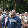 Kiharu MP Ndindi Nyoro during funeral at Kangema where he was heckled