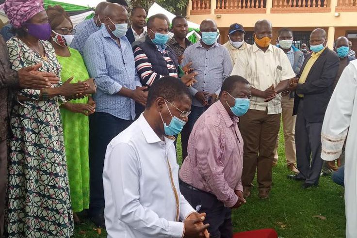 File image of Moses Wetangula and Musalia Mudavadi