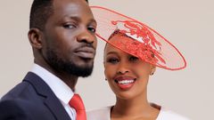 Barbie Itungo and her husband Robert Kyagulanyi