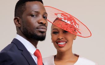 Barbie Itungo and her husband Robert Kyagulanyi