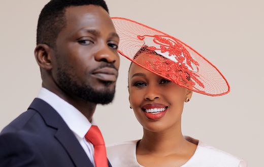 Barbie Itungo and her husband Robert Kyagulanyi