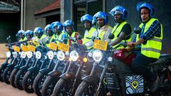 Spiro bikes are now common on Kampala streets