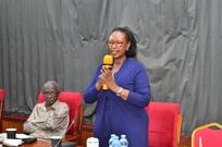Minister for Luwero-Rwenzori Triangle, Ms Alice Kaboyo met civilian veterans at Parliament