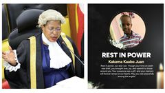 Speaker Anita Among commented on the death of Kalama Juan