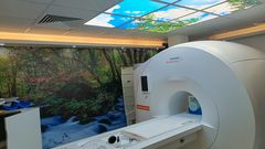 Kisubi Hospital's new MRI machine under installation