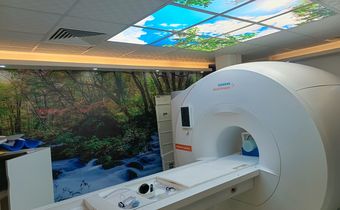 Kisubi Hospital's new MRI machine under installation