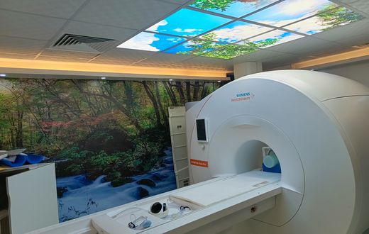 Kisubi Hospital's new MRI machine under installation