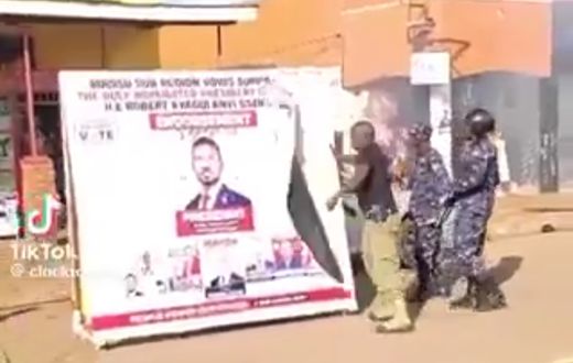 Screengrab from the video
