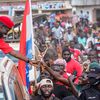 NUP candidate Bobi Wine on the campaign trail