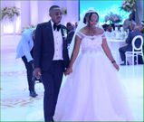 Tonny Katelegga and his bride, Mackline Tesi. 