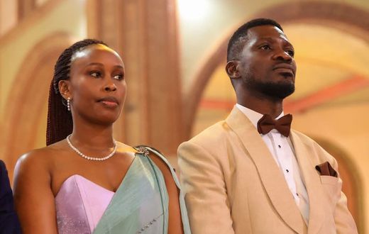 Bobi Wine and his wife Barbie have been together for many years
