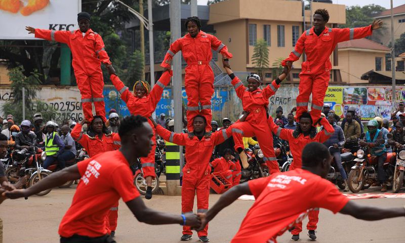 CCBU ran a series of flash mob performances Kampala to promote its returnable glass bottle products. 