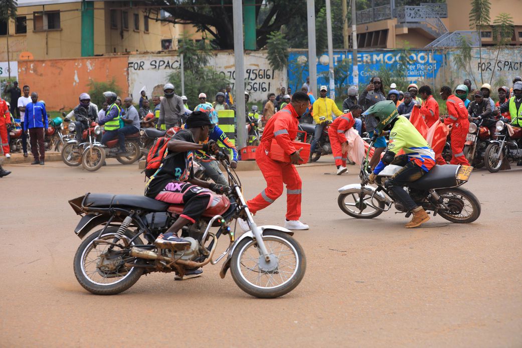 CCBU ran a series of flash mob performances Kampala to promote its returnable glass bottle products.