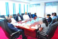 A delegation from Oman, led by His Royal Highness Sayyid Barghash Turki Al Said, Chairman of the Expo Organising Committee, and Mr. Faiz Mohammed Al Shikely, a committee member, visited Uganda to discuss the benefits of the event. 