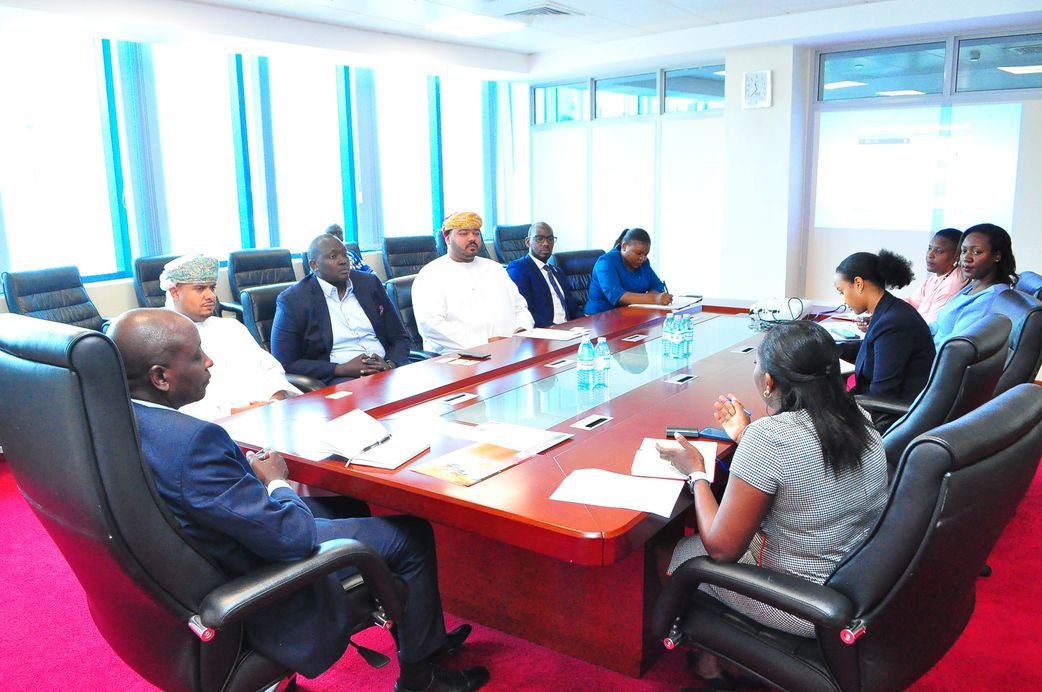 A delegation from Oman, led by His Royal Highness Sayyid Barghash Turki Al Said, Chairman of the Expo Organising Committee, and Mr. Faiz Mohammed Al Shikely, a committee member, visited Uganda to discuss the benefits of the event. 