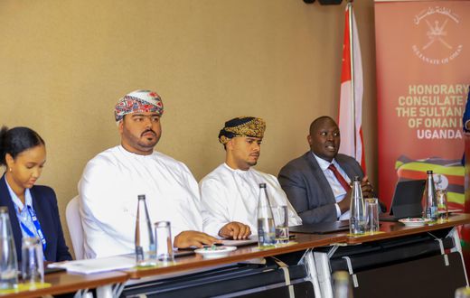 A delegation from Oman, led by His Royal Highness Sayyid Barghash Turki Al Said, Chairman of the Expo Organising Committee, visited Uganda to discuss the benefits of the event.