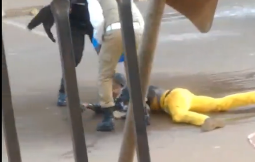 A screengrab from the video