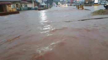 Roads were cut off