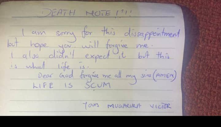 Mugarura's note