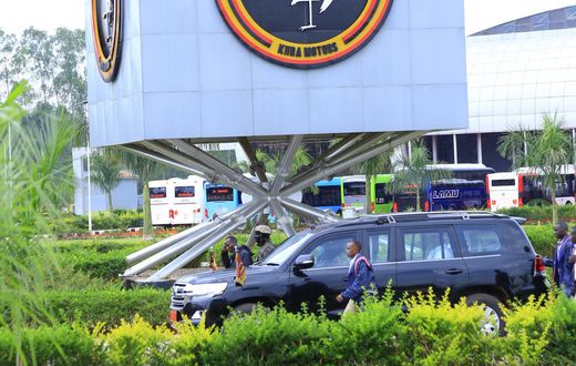 President Yoweri Museveni at Kiira Motors