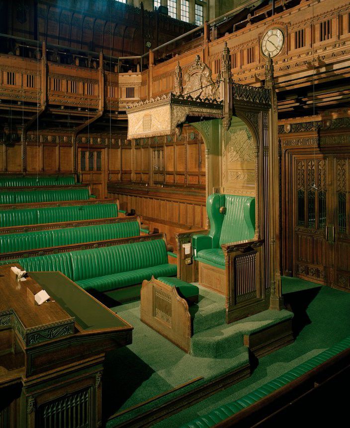 The British House of Commons Speaker's seat