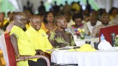 NRM MPs during their caucus last week