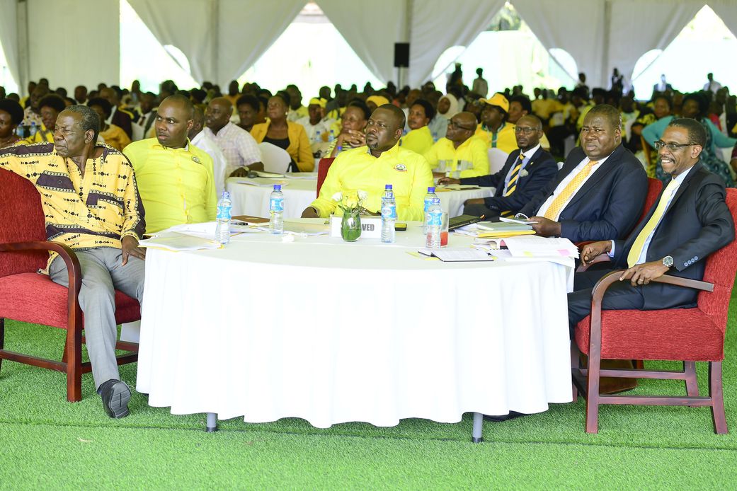 NRM MPs during their caucus last week