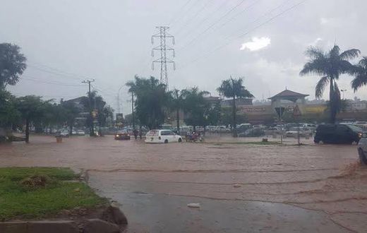 Police have urged the public to avoid unnecessary movement during heavy rain and advised boda boda riders to wait for water levels to subside before attempting to cross flooded roads.