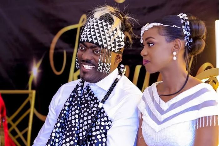 Fred Mukasa Mbidde and his wife Nayebale