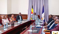 Buganda Prime Minister Mayiga met with Tamale MIrundi's family